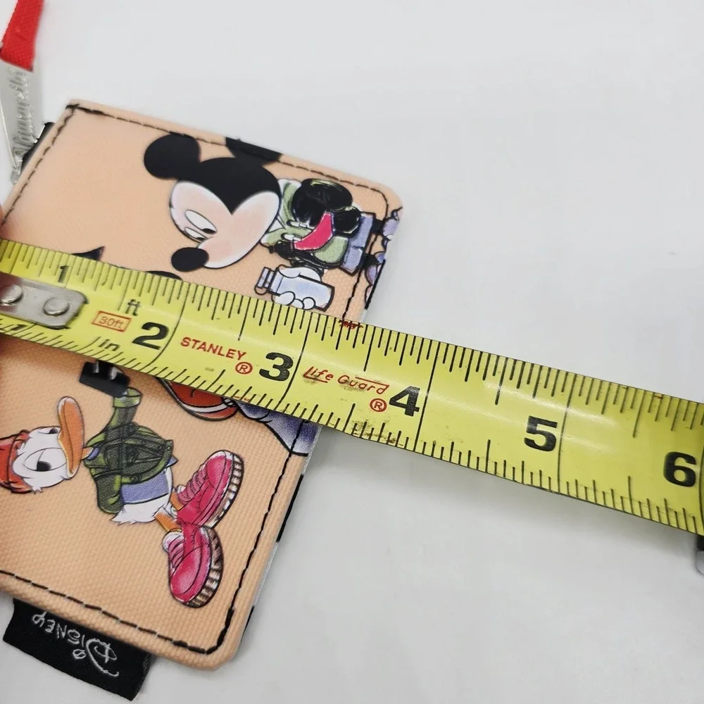 Loungefly Disney Mickey Donald Goofy Checkered Cardholder BoxLunch Exclusive